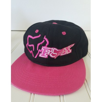 Fox Racing Co s Baseball Cap Pink Black Snapback Headlines Adjustable  eb-60441516